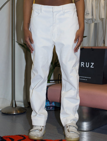 White Corduroy Trousers